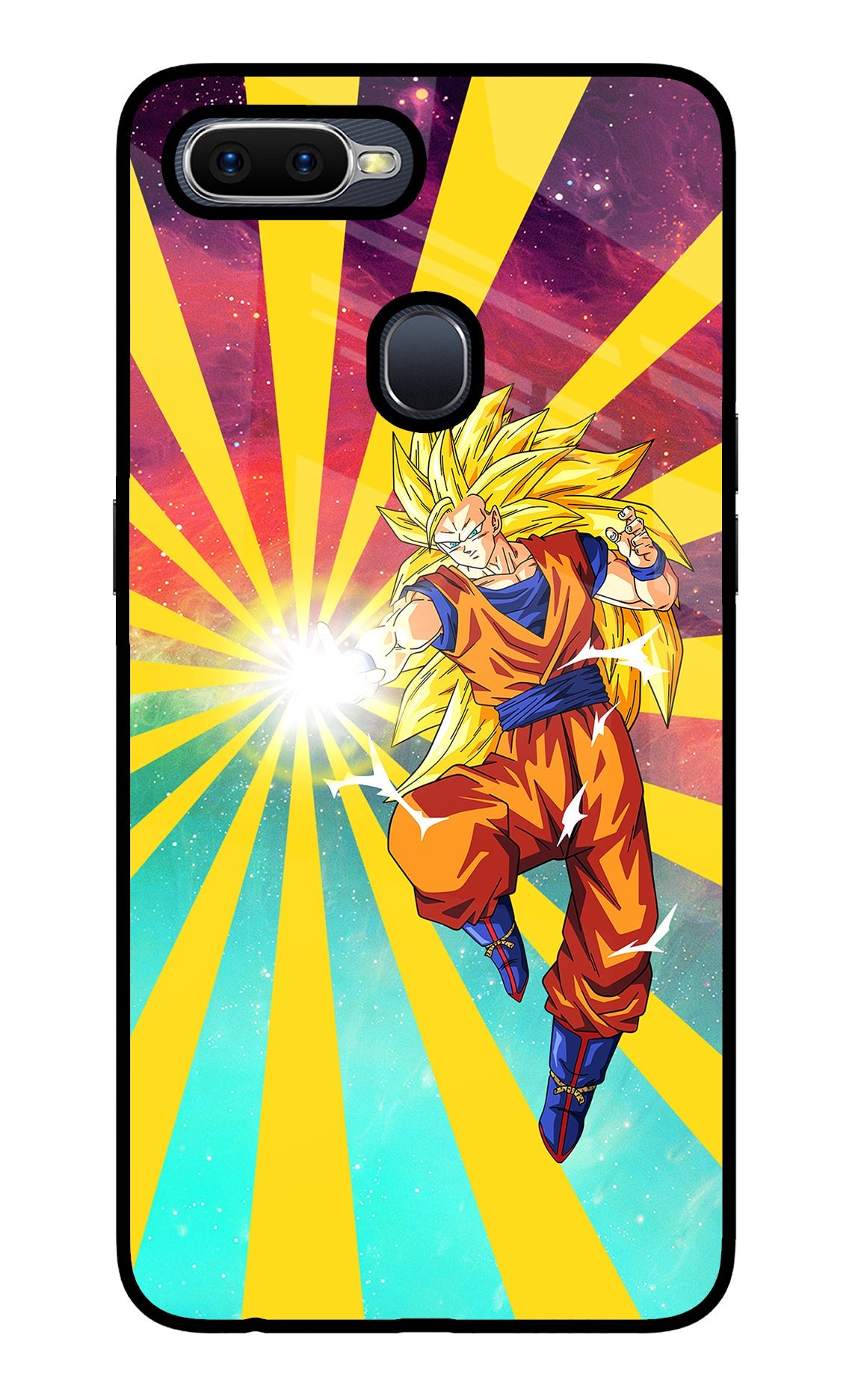 Goku Super Saiyan Oppo F9/F9 Pro Glass Case