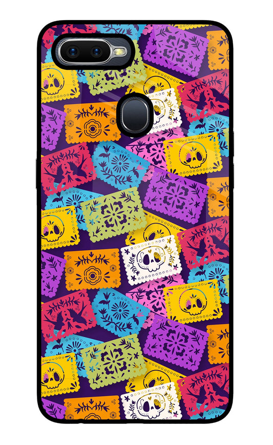 Mexican Pattern Oppo F9/F9 Pro Glass Case