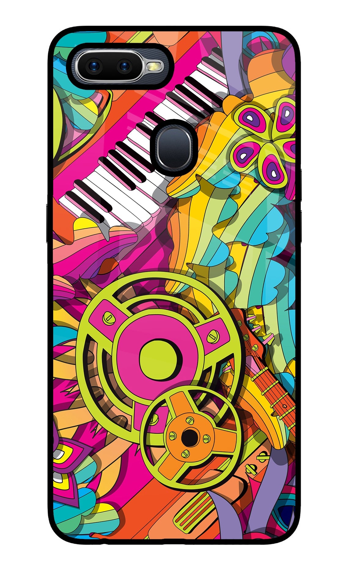 Music Doodle Oppo F9/F9 Pro Back Cover