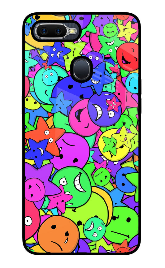 Fun Doodle Oppo F9/F9 Pro Glass Case