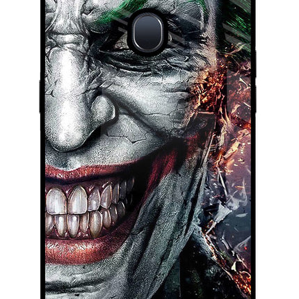 Joker Cam Oppo F9/F9 Pro Glass Case Back Cover by Casekaro