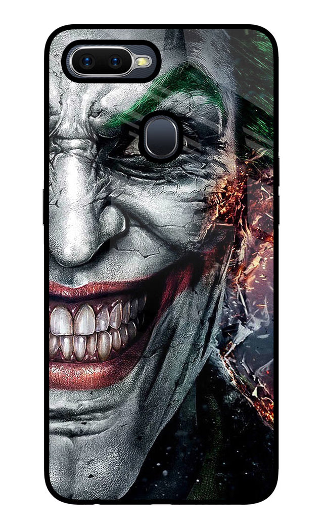 Joker Cam Oppo F9/F9 Pro Glass Case Back Cover by Casekaro