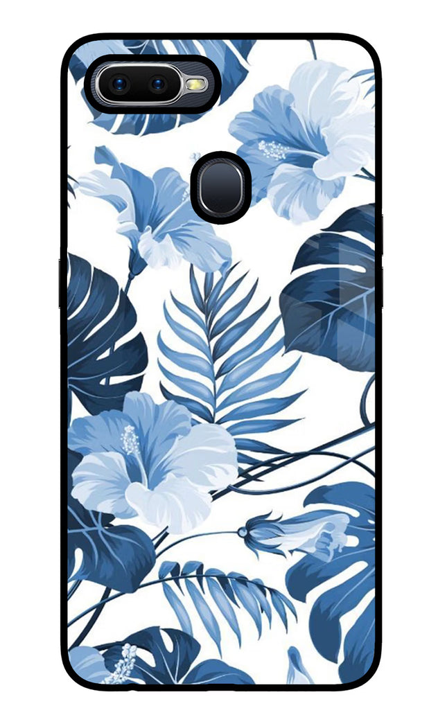 Fabric Art Oppo F9/F9 Pro Glass Case Back Cover by Casekaro