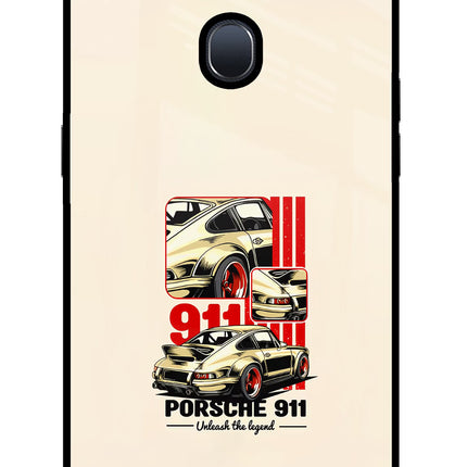 Classic Porsche 911 Oppo F9/F9 Pro Glass Case Back Cover by Casekaro