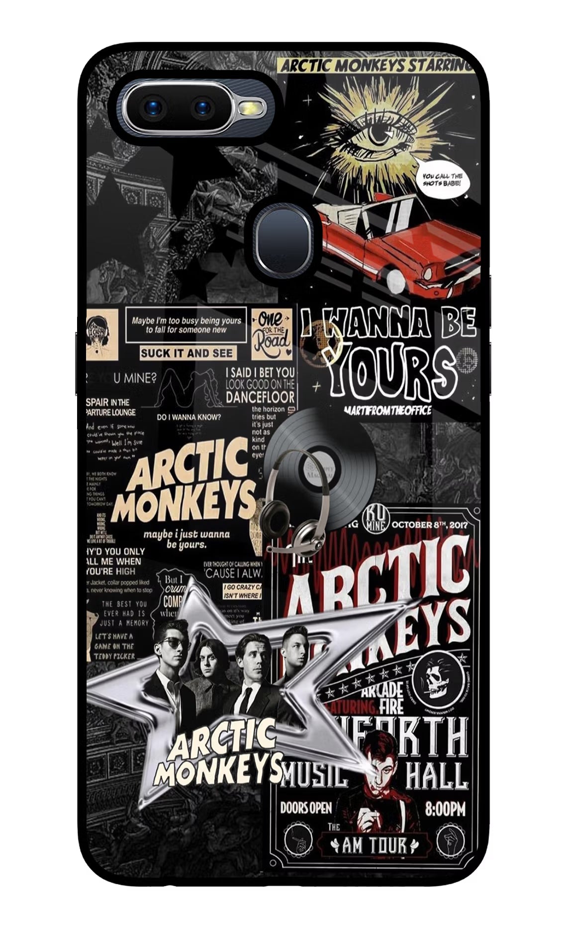 Arctic Monkeys Oppo F9/F9 Pro Glass Case Back Cover by Casekaro