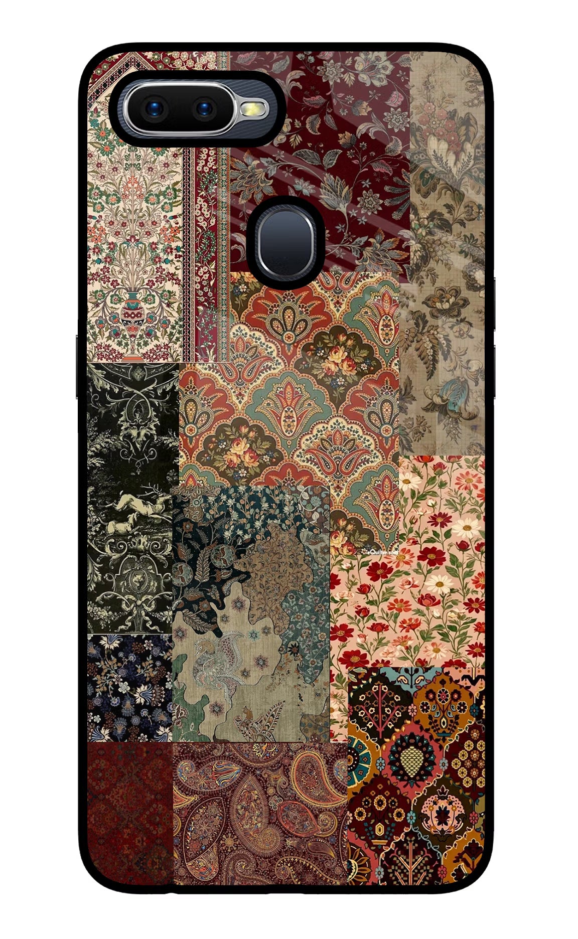 Desi Print Oppo F9/F9 Pro Glass Case Back Cover by Casekaro