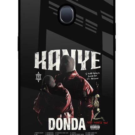 Donda Kanye West Oppo F9/F9 Pro Glass Case Back Cover by Casekaro