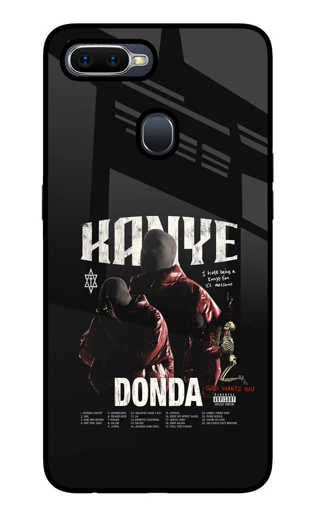 Donda Kanye West Oppo F9/F9 Pro Glass Case Back Cover by Casekaro