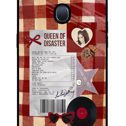 Queen of Disaster Oppo F9/F9 Pro Glass Case