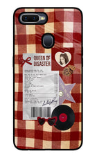 Queen of Disaster Oppo F9/F9 Pro Glass Case
