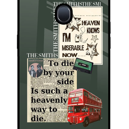 The Smiths Oppo F9/F9 Pro Glass Case Back Cover by Casekaro