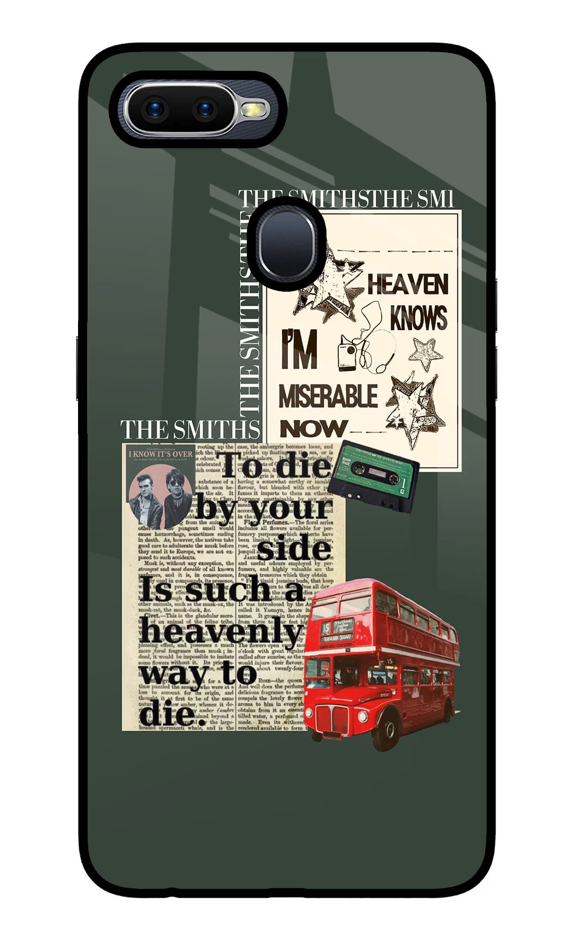 The Smiths Oppo F9/F9 Pro Glass Case Back Cover by Casekaro