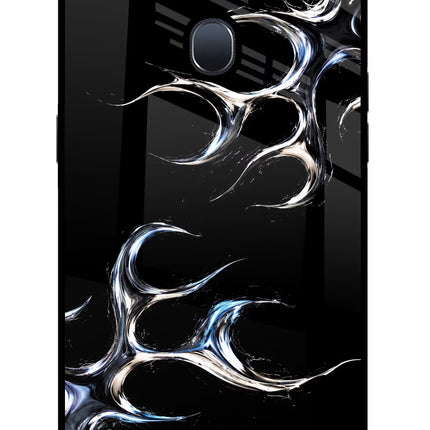 Chrome Tribal Oppo F9/F9 Pro Glass Case Back Cover by Casekaro