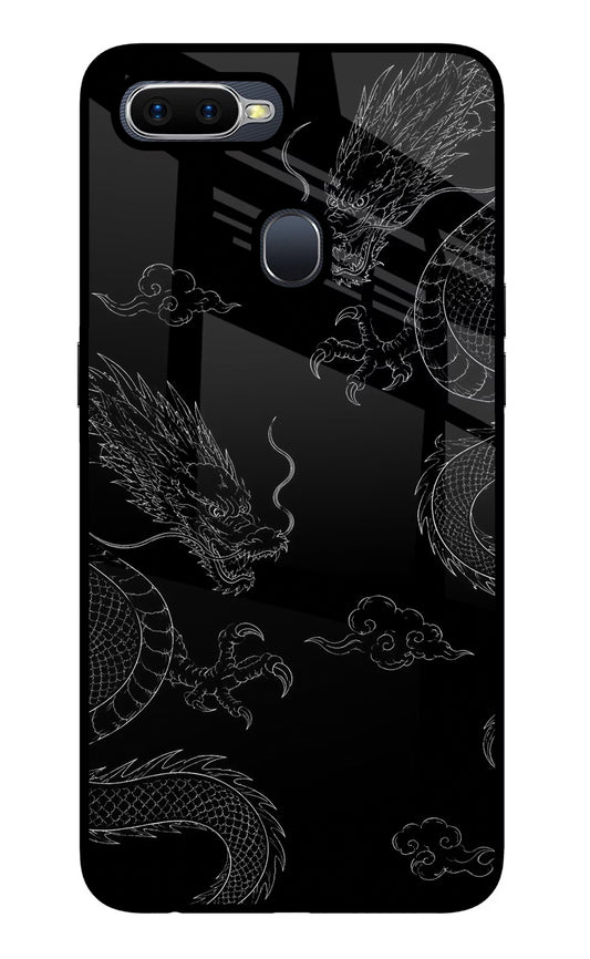 Twin Dragons Oppo F9/F9 Pro Glass Case