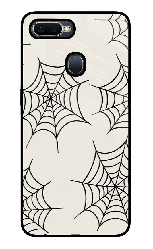 Spider Web Oppo F9/F9 Pro Glass Case