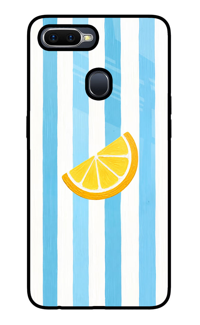 Summer Lemon Oppo F9/F9 Pro Glass Case Back Cover by Casekaro