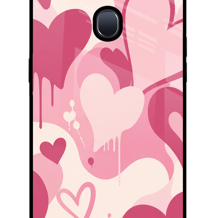 Hearty case Oppo F9/F9 Pro Glass Case Back Cover by Casekaro