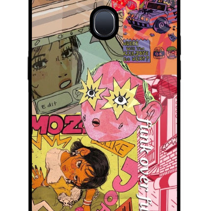 Funkover Oppo F9/F9 Pro Glass Case Back Cover by Casekaro