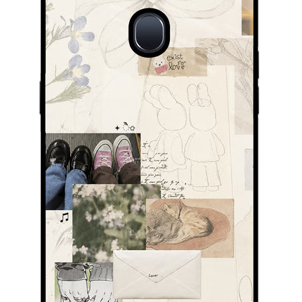 Soft Aesthetic Oppo F9/F9 Pro Glass Case Back Cover by Casekaro