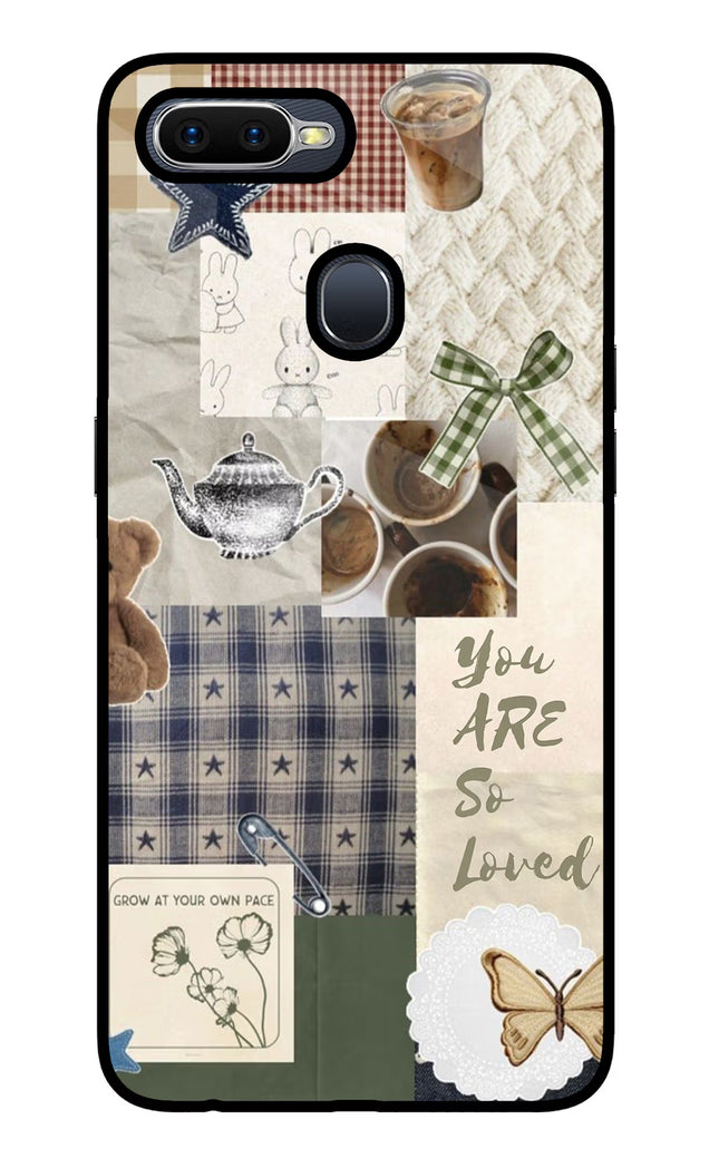 Cookie Oppo F9/F9 Pro Glass Case Back Cover by Casekaro