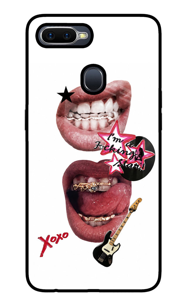 Rockstar Oppo F9/F9 Pro Glass Case Back Cover by Casekaro