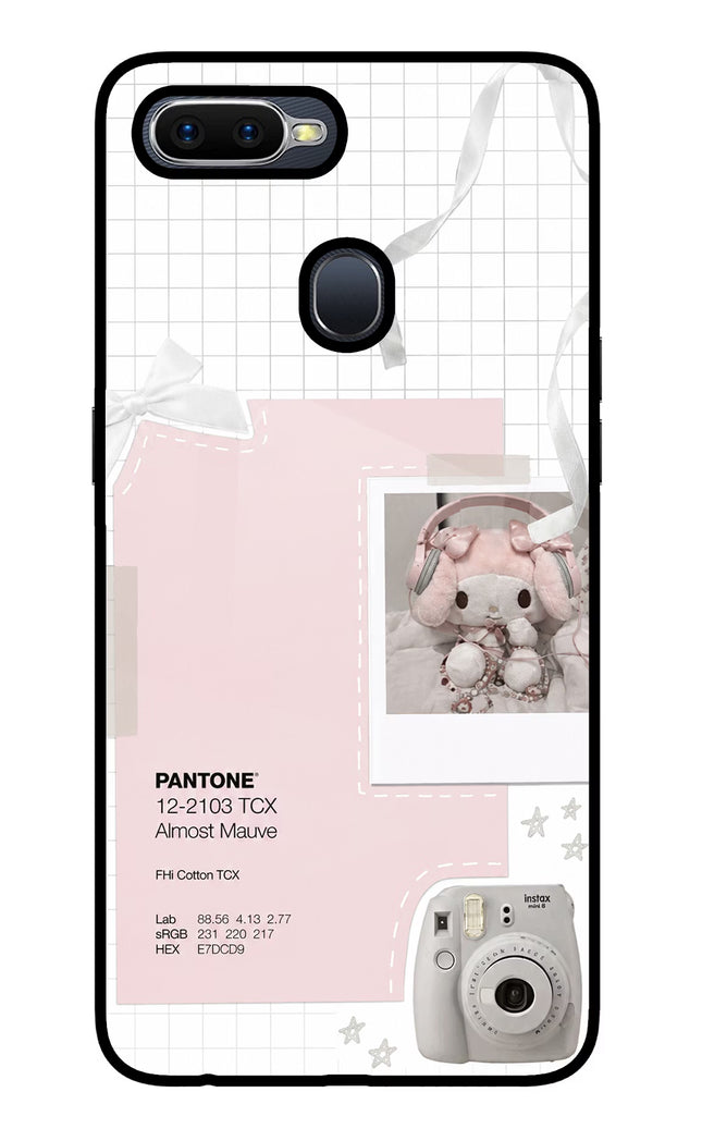 Pantone Asthetic Oppo F9/F9 Pro Glass Case Back Cover by Casekaro