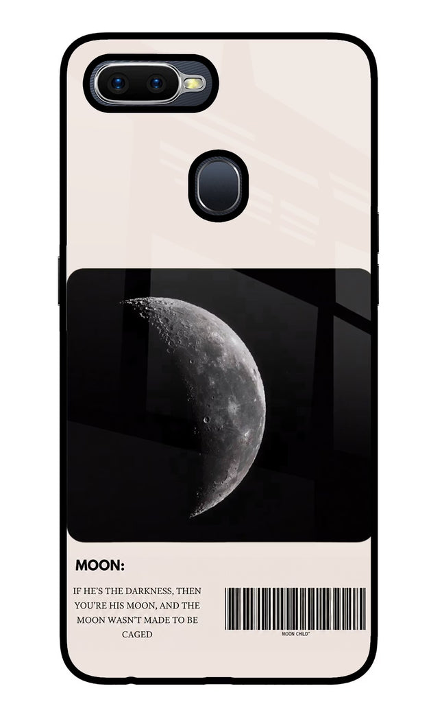 Moon Phase Oppo F9/F9 Pro Glass Case Back Cover by Casekaro
