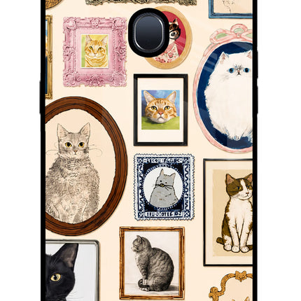 Mirror Cats Oppo F9/F9 Pro Glass Case Back Cover by Casekaro