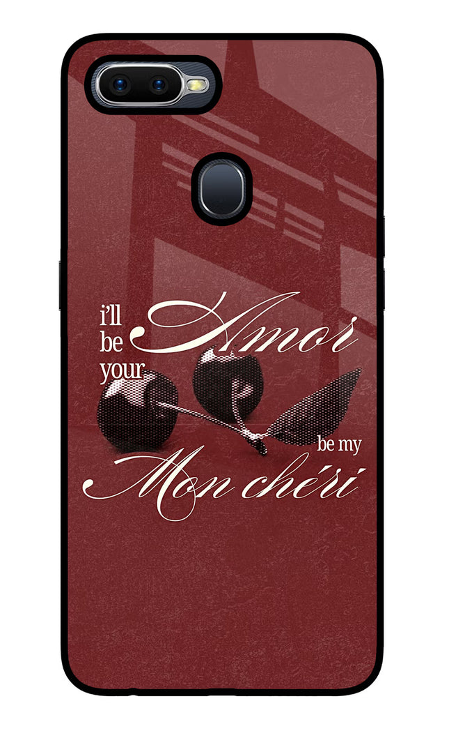 Velvet Cherry Oppo F9/F9 Pro Glass Case Back Cover by Casekaro