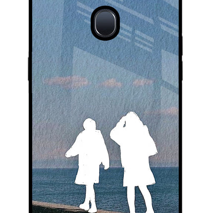 Coastal Dream Oppo F9/F9 Pro Glass Case Back Cover by Casekaro