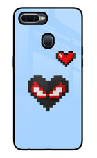 Peter Heart Oppo F9/F9 Pro Glass Case