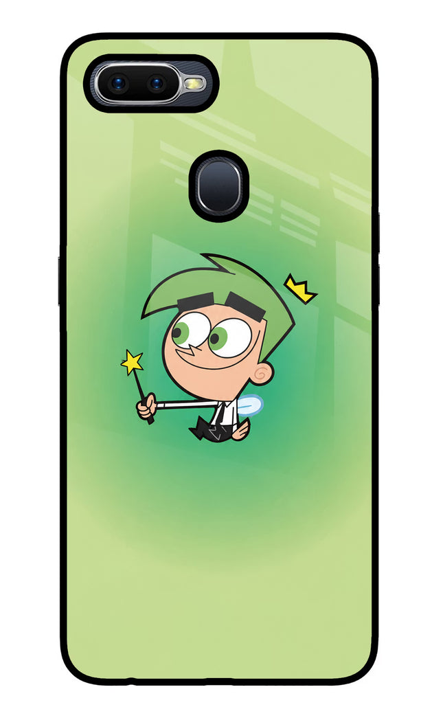 Cosmo Magic Oppo F9/F9 Pro Glass Case Back Cover by Casekaro