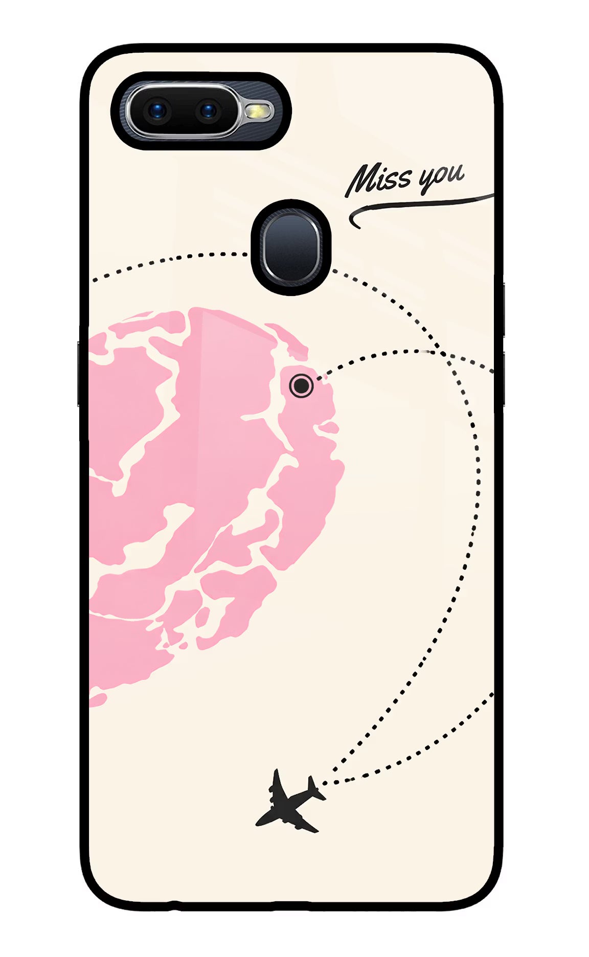 Miss Orbit Oppo F9/F9 Pro Glass Case