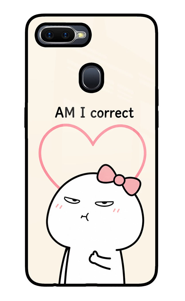 Always Right Oppo F9/F9 Pro Glass Case Back Cover by Casekaro