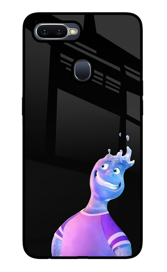 Wade Wave Oppo F9/F9 Pro Glass Case Back Cover by Casekaro