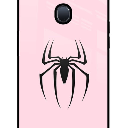 Peter Symbol Oppo F9/F9 Pro Glass Case Back Cover by Casekaro