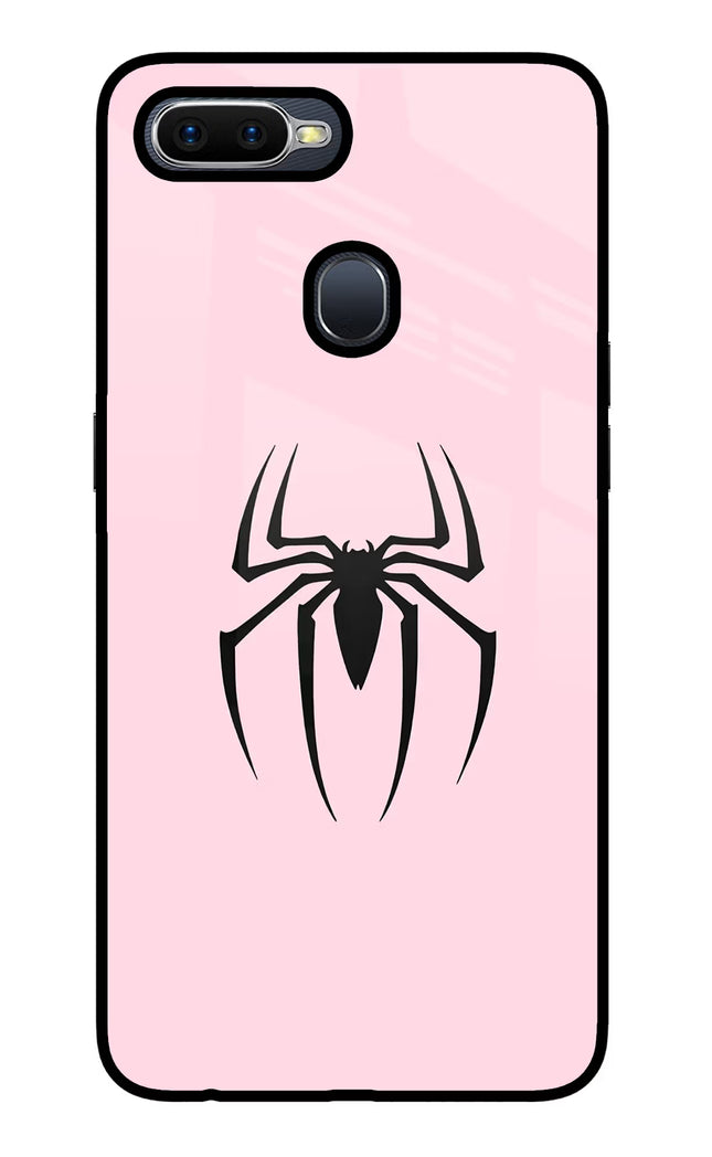 Peter Symbol Oppo F9/F9 Pro Glass Case Back Cover by Casekaro