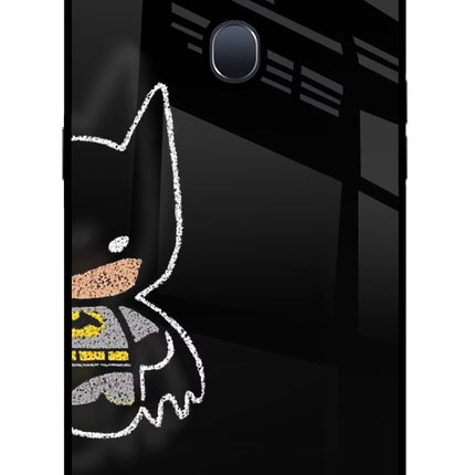 Bat Kitty Oppo F9/F9 Pro Glass Case Back Cover by Casekaro