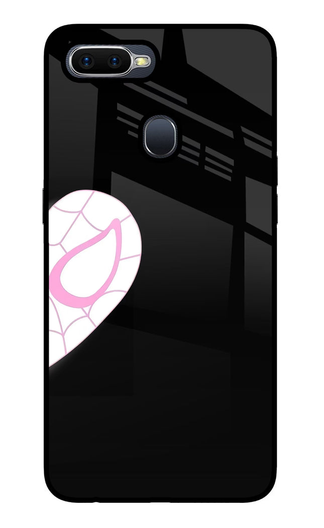 Gwen Mask Oppo F9/F9 Pro Glass Case Back Cover by Casekaro