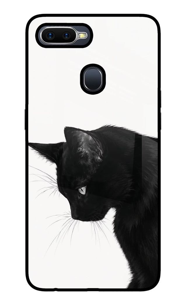 Shadow Gaze Oppo F9/F9 Pro Glass Case Back Cover by Casekaro