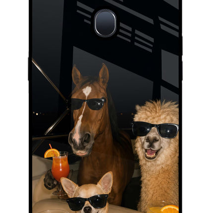 Party Squad Oppo F9/F9 Pro Glass Case