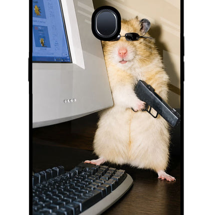 Hacker Hamster Oppo F9/F9 Pro Glass Case