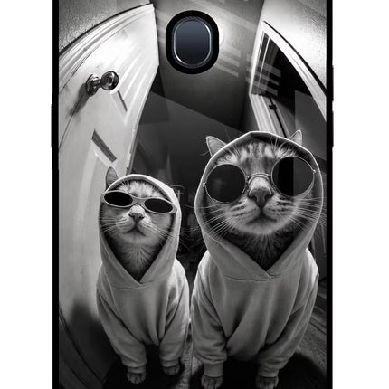 Hood Cats Oppo F9/F9 Pro Glass Case