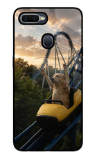 Rollercoaster Dog Oppo F9/F9 Pro Glass Case
