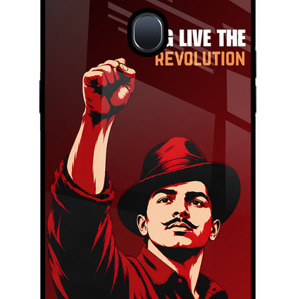 Bhagat Singh Revolution Oppo F9/F9 Pro Glass Case