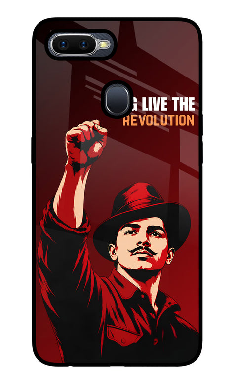 Bhagat Singh Revolution Oppo F9/F9 Pro Glass Case