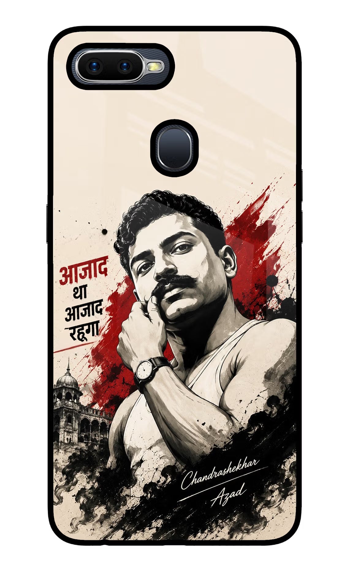 Dr. Ambedkar Visionary Oppo F9/F9 Pro Glass Case