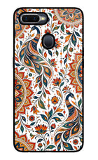 White Mayura Oppo F9/F9 Pro Glass Case