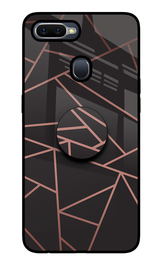 Geometric Pattern Oppo F9/F9 Pro Glass Case