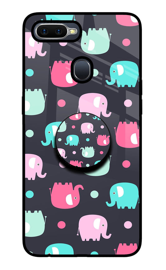 Baby Elephants Oppo F9/F9 Pro Glass Case